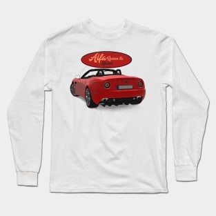 ALFA ROMEO 8C SPIDER Red Back Long Sleeve T-Shirt